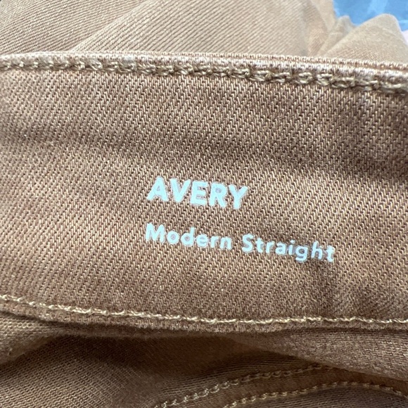 DL1961 Avery Modern Straight Leg Jeans in Tigers Eye 31 x 34 Preppy‎ - Picture 6 of 7